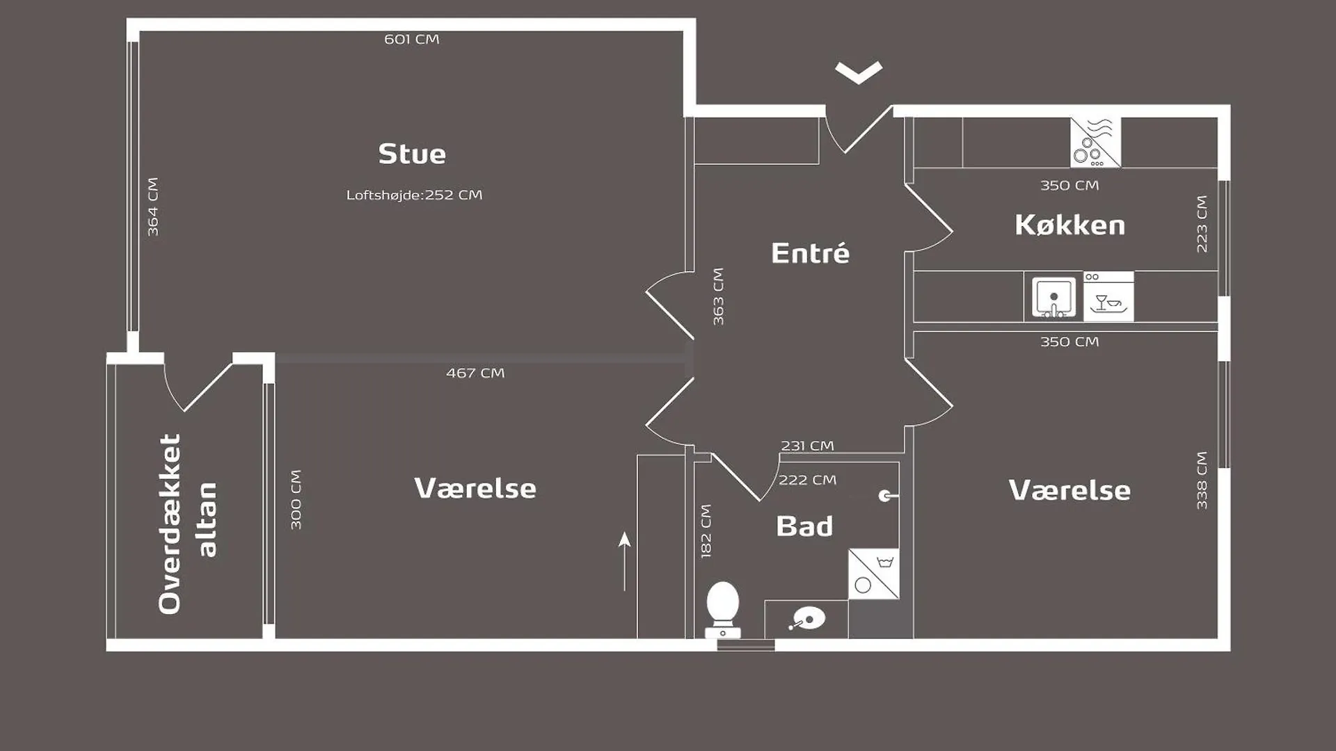 Appartamento Central Lejlighed Solrig Altan Og Gratis Parkering Århus